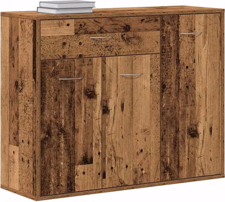 Credenza Legno Antico 88x30x70 cm in Legno Multistrato