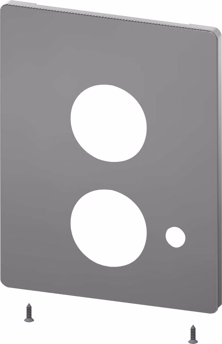 KWC AR piastra di copertura in acciaio inox, F5, 190x245 mm, per scarico, 2030050138