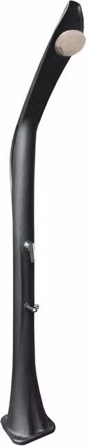 Cheonda Colonna solare da esterno per piscina in plastica HDPE Sphera Colore Nero H: 220 cm, L: 35 cm, P: 35 cm