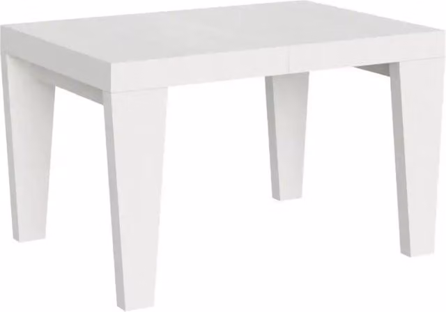 Tavolo allungabile 120/224x90 cm Spimbo colore bianco frassino