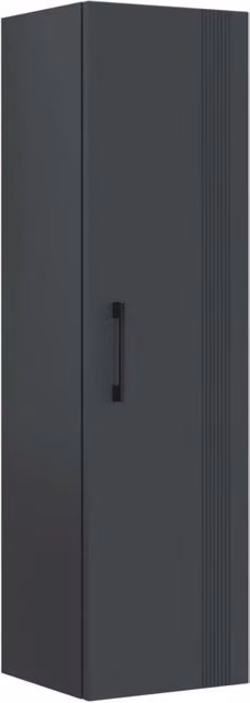 Mobile da bagno "Bari 40" - 40 x 32 x 138 cm - Antracite opaco