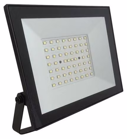 V-TAC Faro LED 50W Slim IP65 luce 4000K Nero – E-Series (4000 lm)