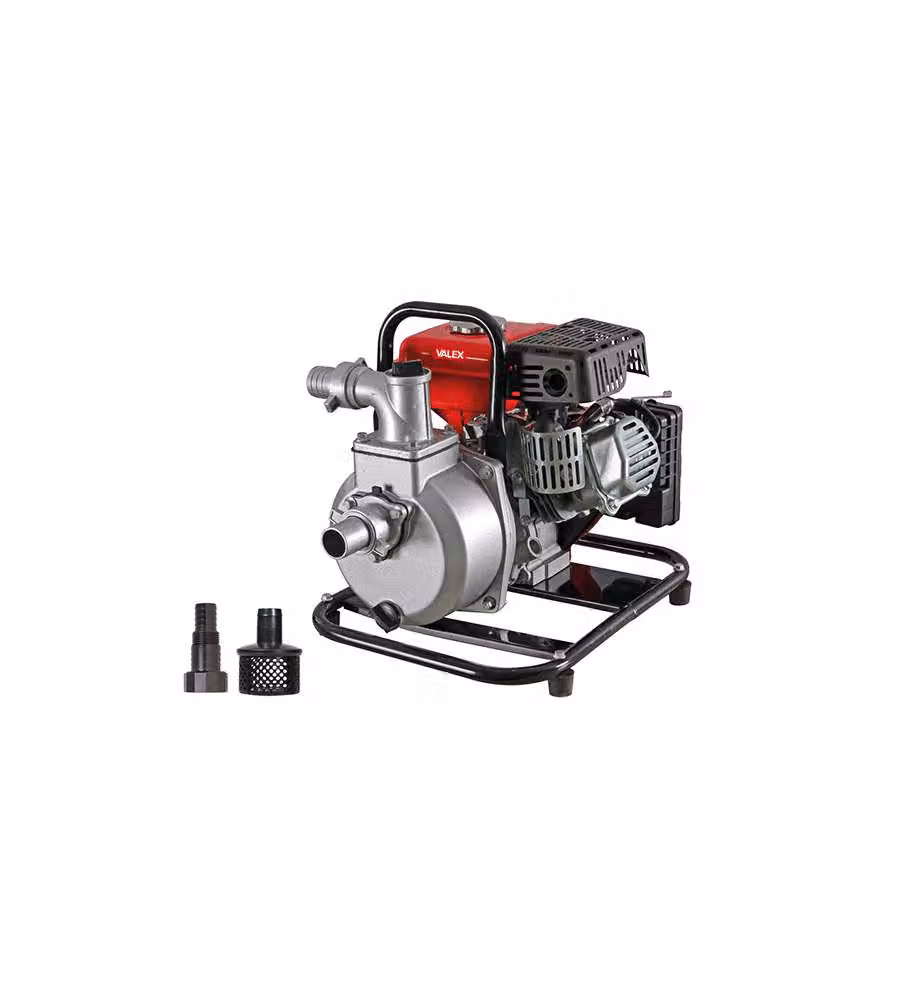 Motopompa 4 tempi autoadescante Rosso/Nero 17000l/h per acque torbide