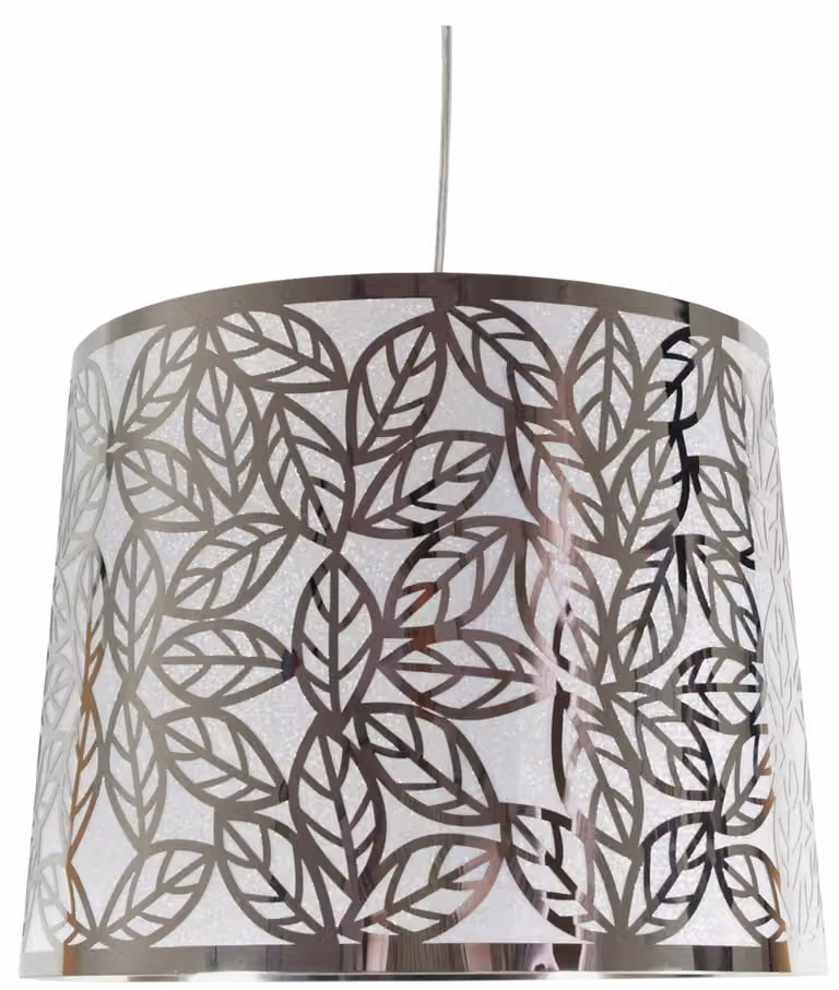 Lampadario a sospensione rotondo moderno ANDROMEDA - 1xE27, 60W, cromato
