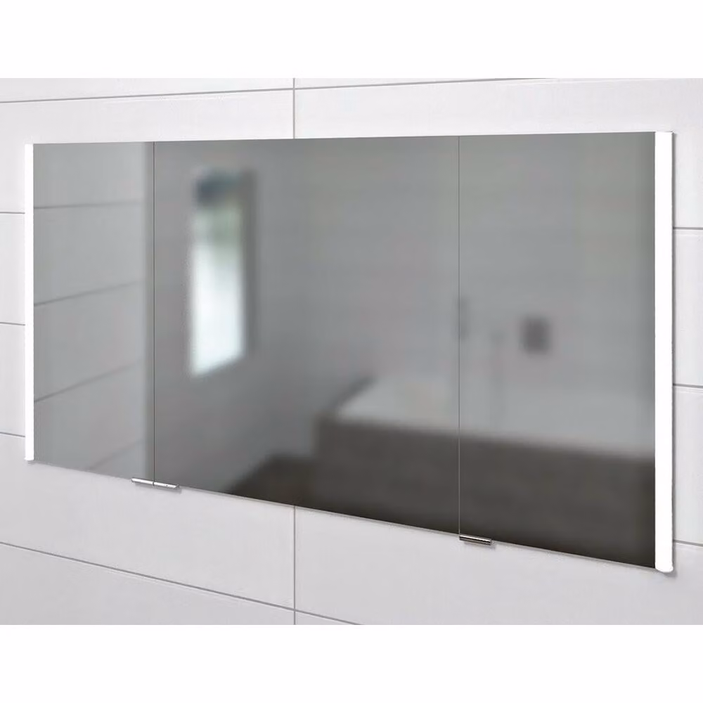 Specchio da incasso INTEGRA, illuminazione a LED, 125,6x70cm