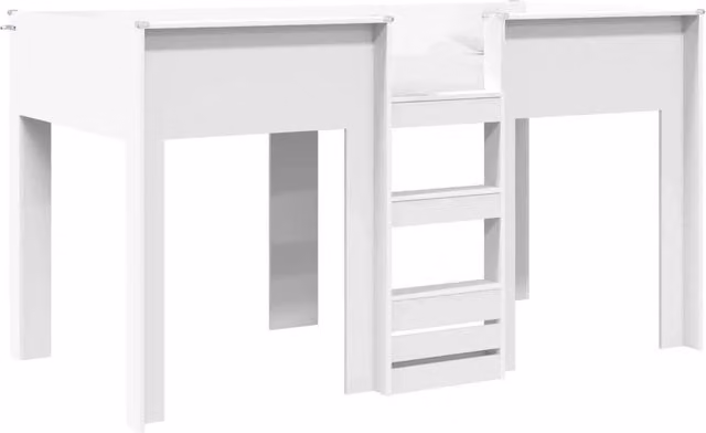 Letto a Castello per Bambini | Letto Infantile | Lettino Bianco 80 x 200 cm