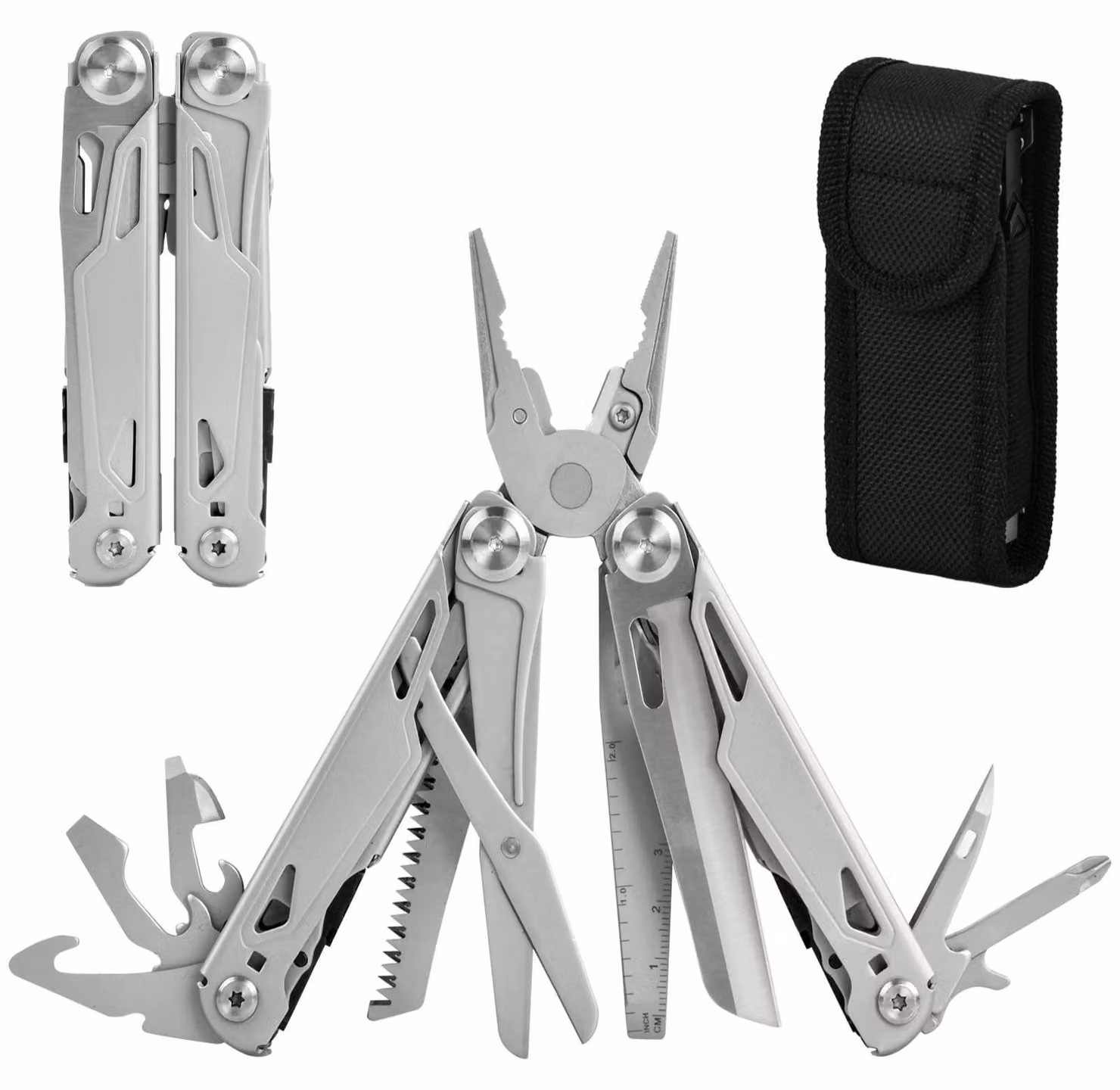 Multitool 17-in-1 con utensili in acciaio inossidabile