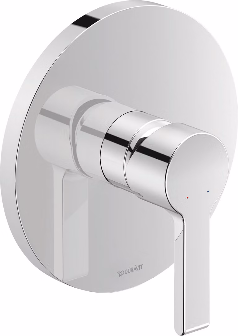 Duravit B.2 Mitigeur monocommande de douche encastré, rosette ronde, B24210010010, B24210010010