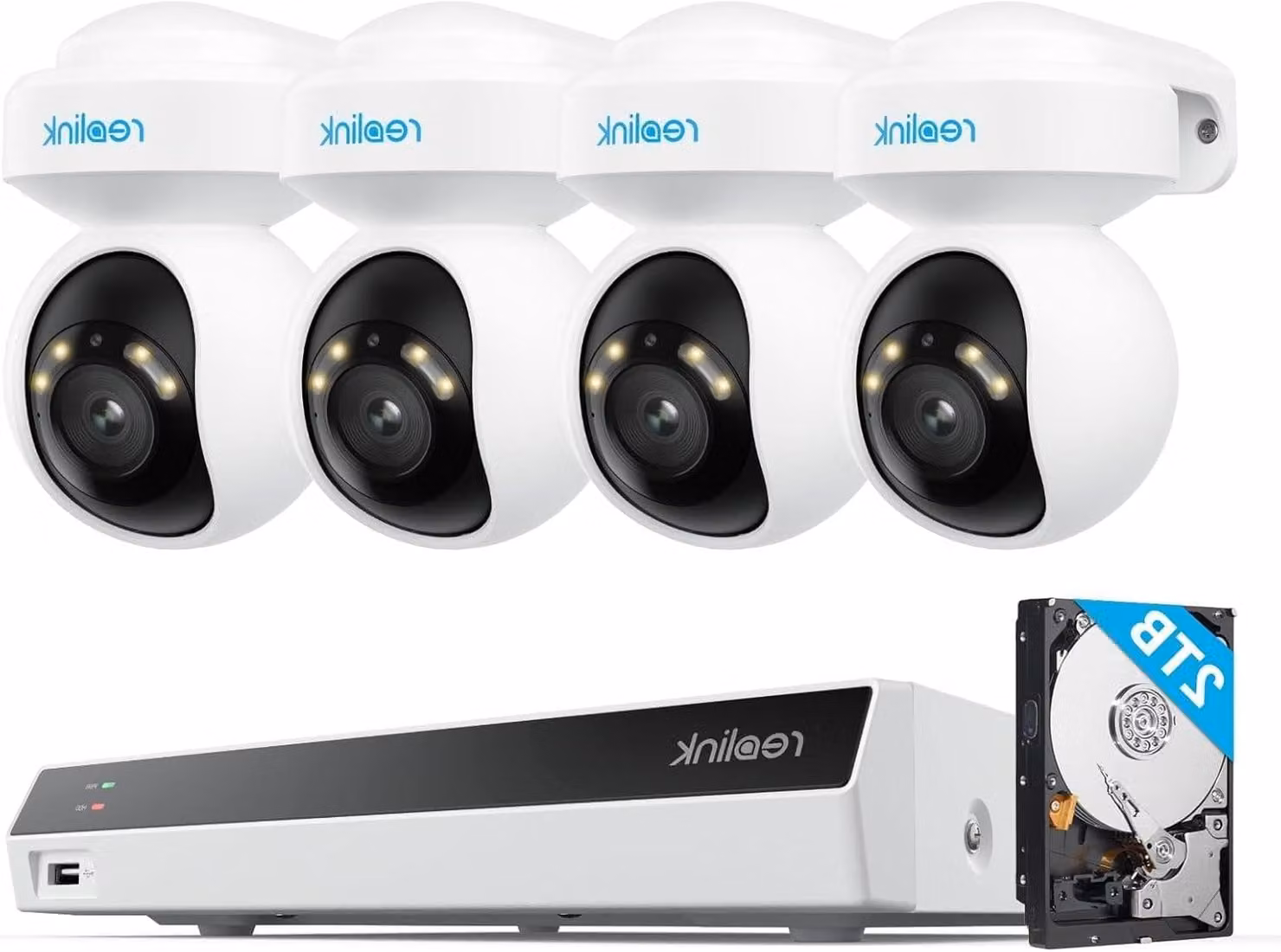 Kit di telecamere di sicurezza - Telecamera di sorveglianza - Telecamera per videosorveglianza - Sistema di videosorveglianza - Telecamera PTZ - 4K Ultra HD