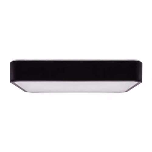 Plafond a soffitto moderno nero quadrato 50cm per cucina sala da pranzo colore neutro LED 48W TOTEM Struhm