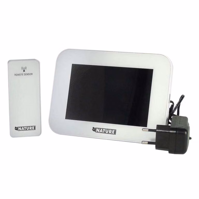 Stazione meteorologica Nature Digital H 12,5x17,5x2,5 cm Bianco
