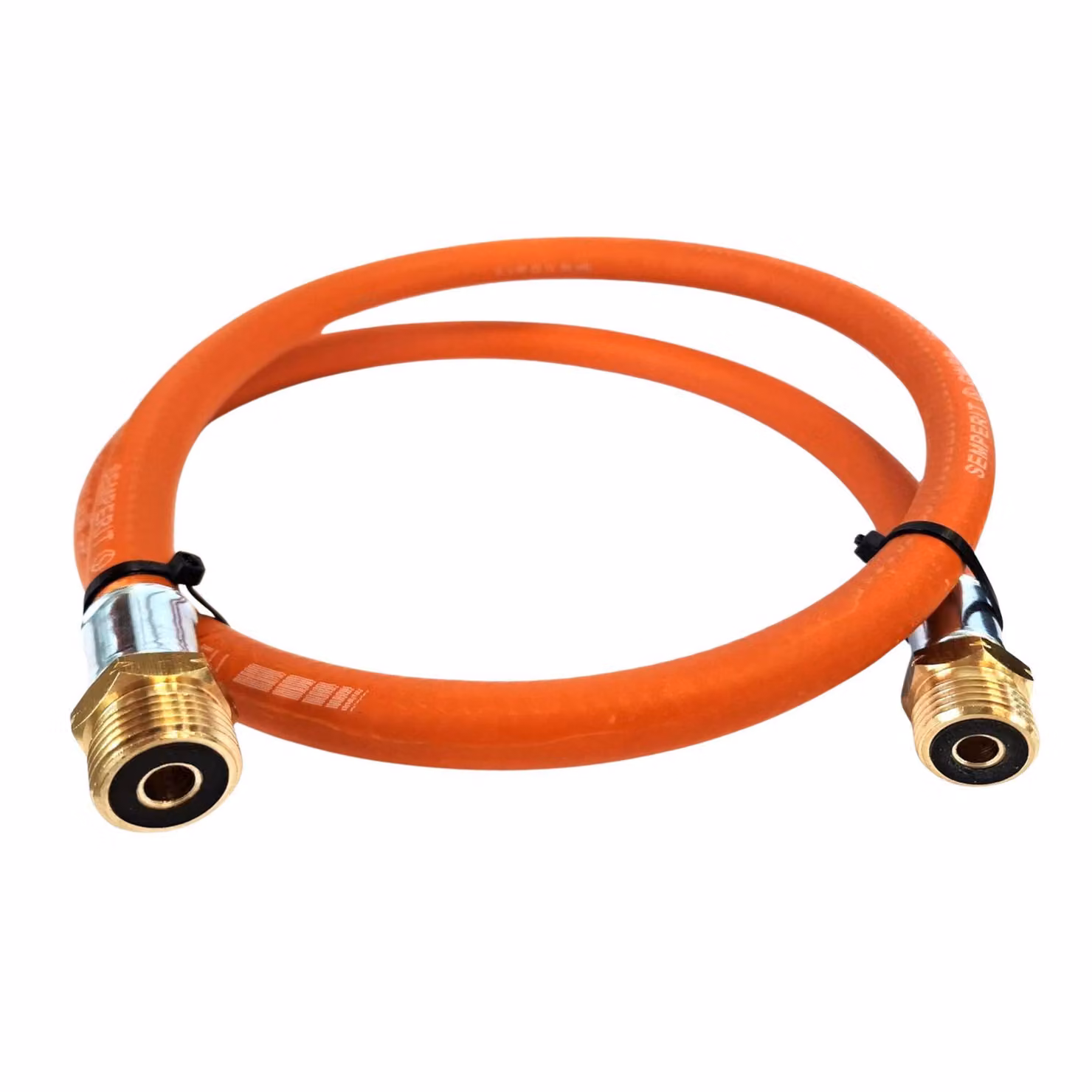 Tubo flessibile per gas propano-butano Zatechs 3 m 20 bar Ø9 mm 2x 21,8 mm filettatura esterna sinistrorsa per adattatore GPL bombola da campeggio camper