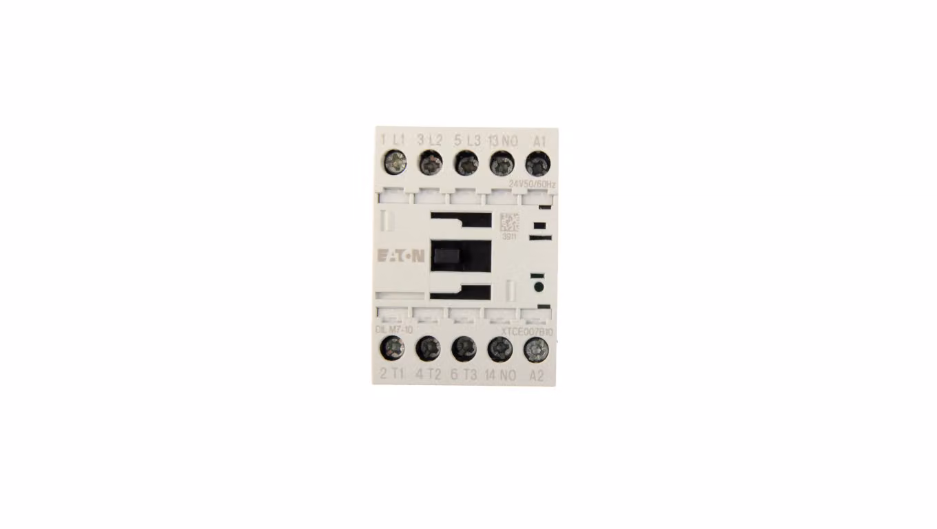Contattore di potenza 7A 3P 24V AC 1NO 0R DILM7-10(24V50/60HZ) 276554