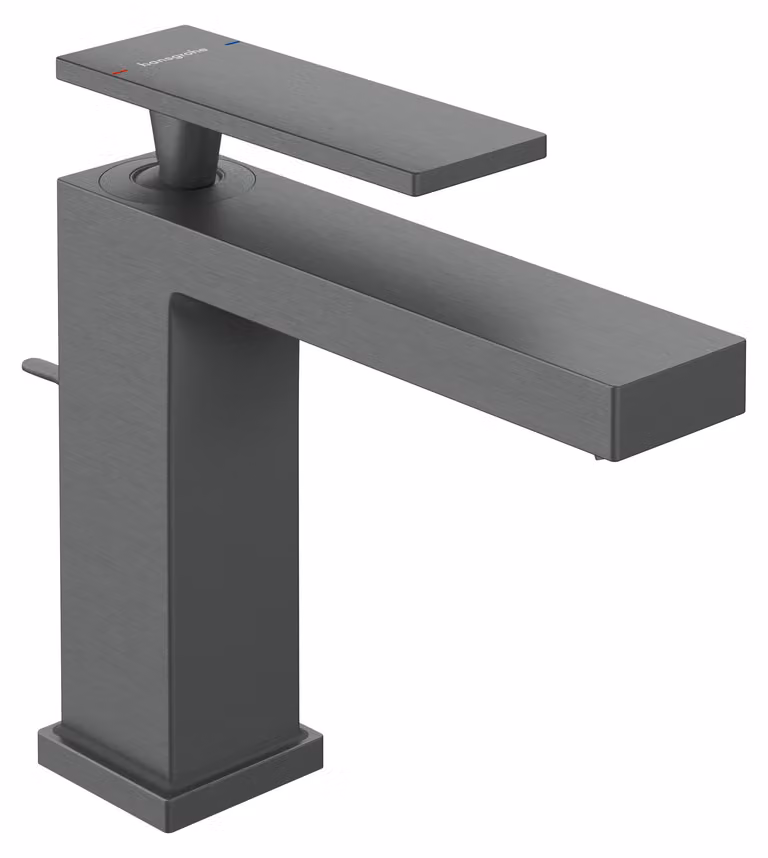 Mitigeur monocommande de lavabo hansgrohe Tecturis E 110, portée 144 mm, sans garniture d'écoulement, EcoSmart+, 73011340, 73011340