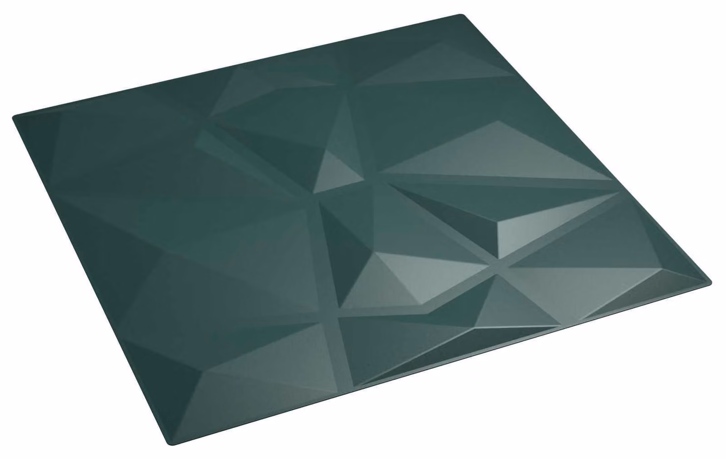 Pannelli da parete 48 pcs Verde 50 x 50 cm Schiuma XPS