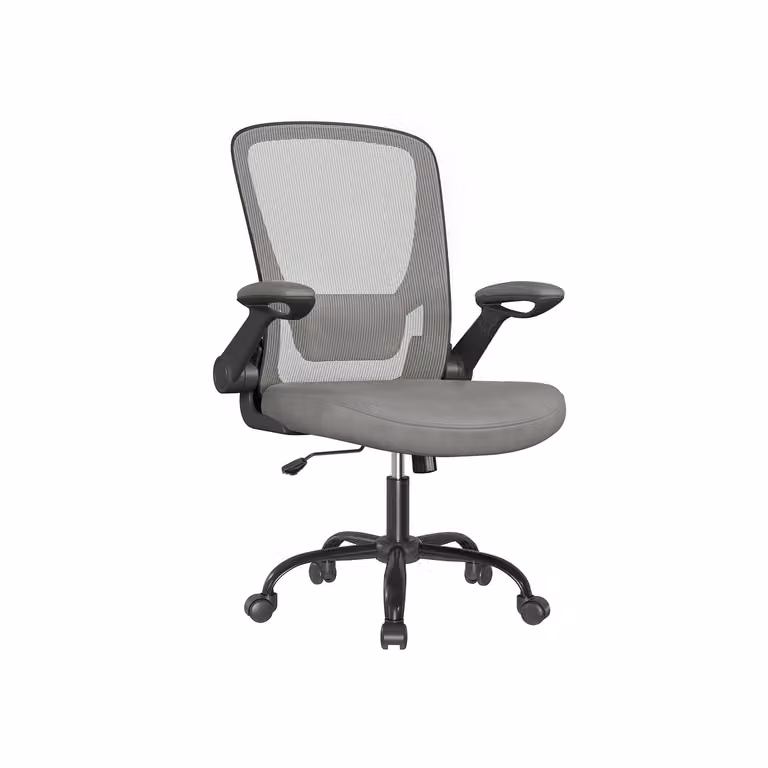 Sedia da Ufficio Girevole, Grigio Tortora