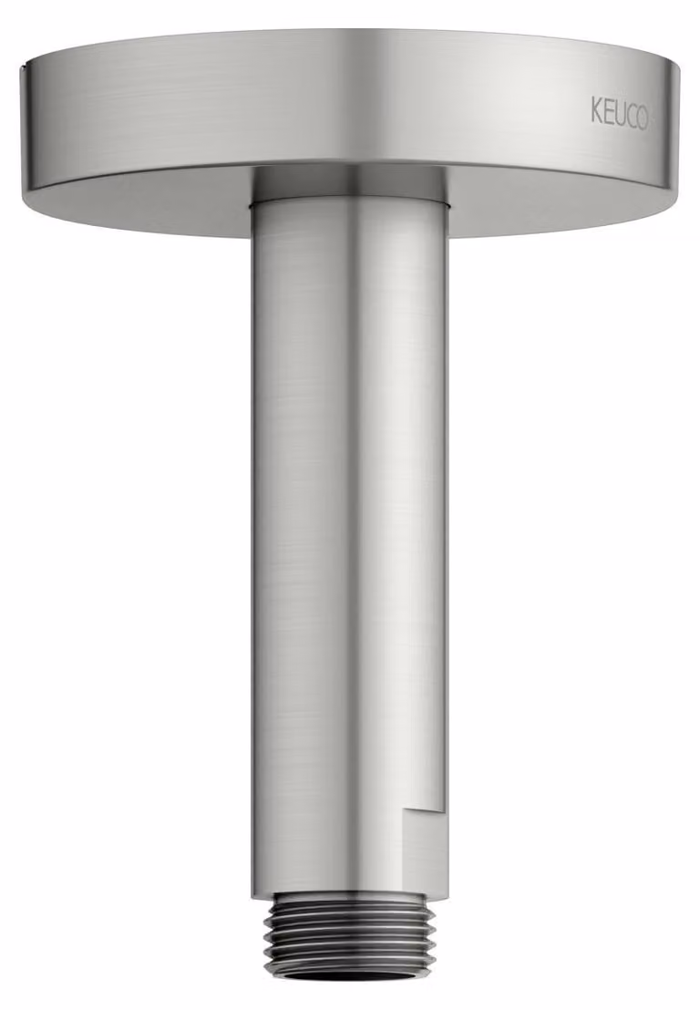 Bras de douche KEUCO, raccordement au plafond, rond, saillie 100 mm, 51689060100, 51689060100