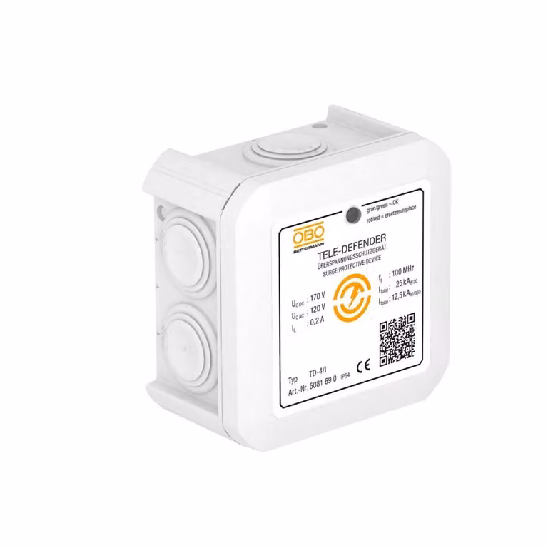 OBO Dispositivo di protezione contro le sovratensioni Bettermann TD-4/I 5081690