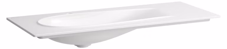 LAUFEN Il Bagno Alessi lavabo à poser, 1 trou pour robinet, avec trop-plein et vidage, 120x50cm, H8179794001041, H8179794001041