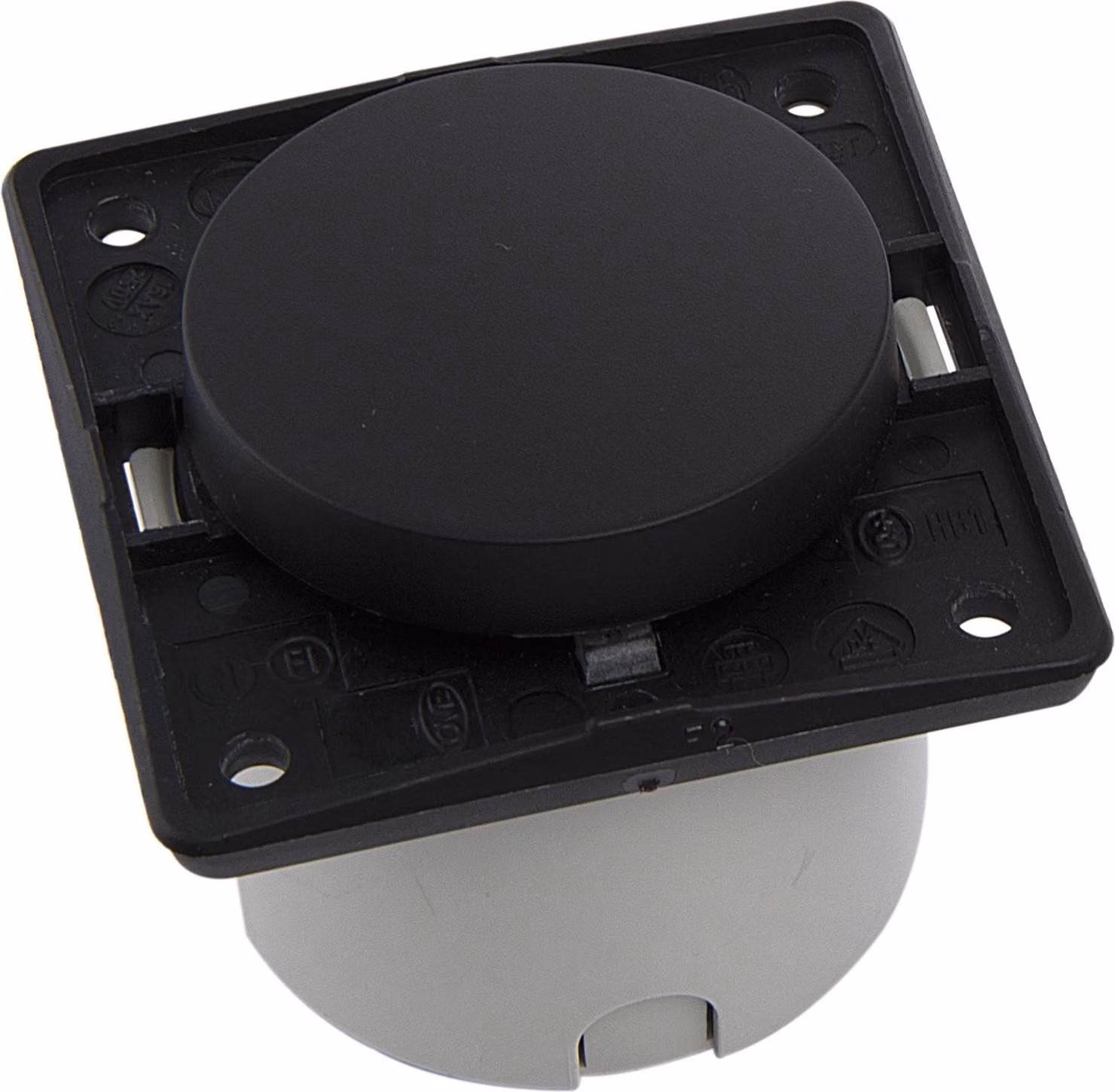 Interruttore Berker Integro preassemblato nero opaco senza cornice