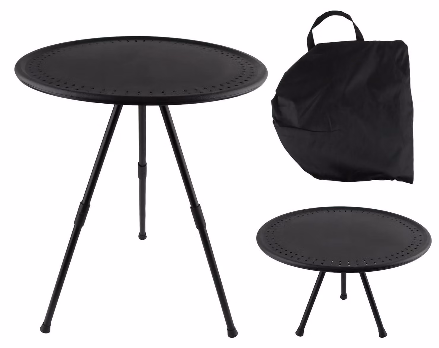 Tavolino pieghevole per vino, 38 cm, ideale per l'uso all'aperto e per i picnic
