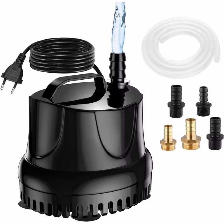 Pompa sommergibile - Pompa per laghetto 25 W - 1500 l/h - Nero - Pompa per fontana