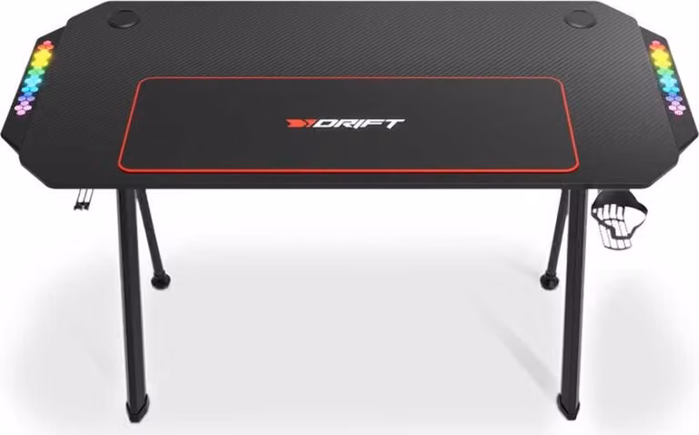 Scrivania da gioco Drift Dz175 Rgb 130x75 Cm Taglia unica