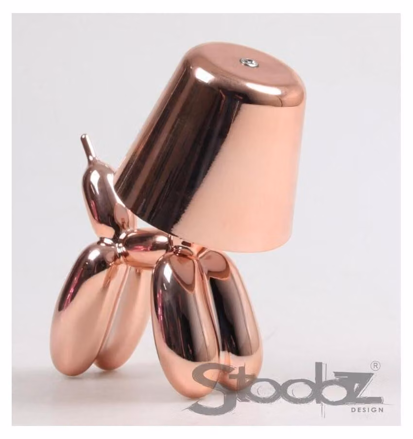 Lampada da tavolo a LED "Ballon" con cane, 16 x 10 x 18 cm