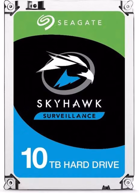 Disco Rigido Seagate SkyHawk HDD da 3.5 pollici 10 TB SATA III Multicolore