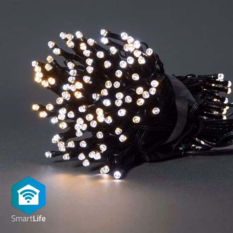 Luci di Natale SmartLife | Stringa | Wi-Fi | Bianco caldo o freddo | 200 LED | 20,0 m | Android™ / IOS