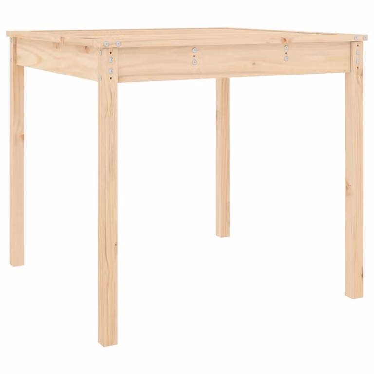 Tavolo da Giardino 82,5x82,5x76 cm in Legno Massello di Pino