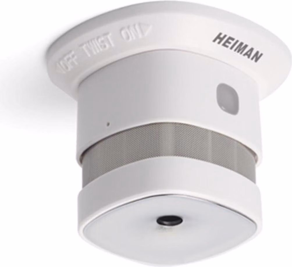 Rilevatore di fumo Zigbee con notifiche via app e allarme LED