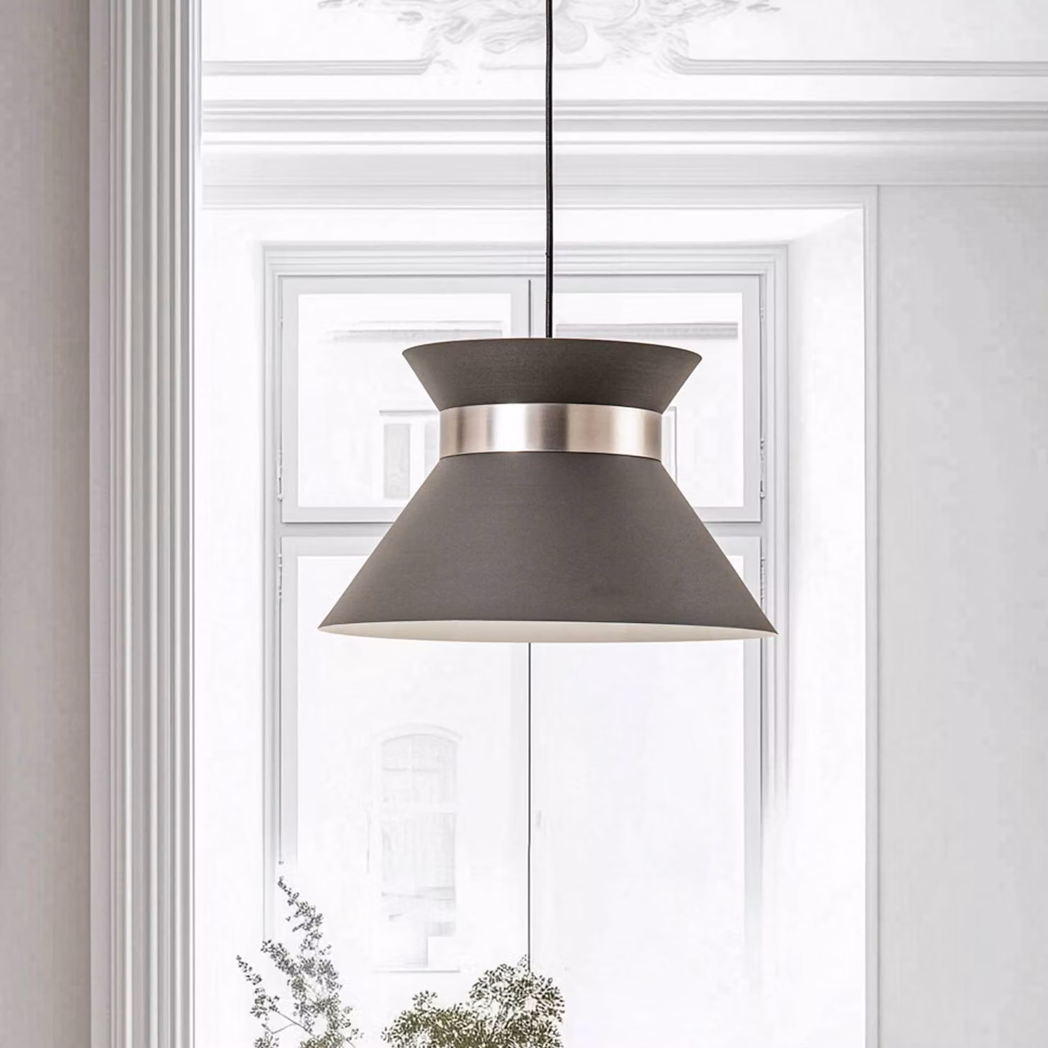 Lampada a sospensione Avery Luminex, dimmerabile, Nero, Soggiorno / Sala da pranzo, Metallo, Moderno, Lampada a sospensione