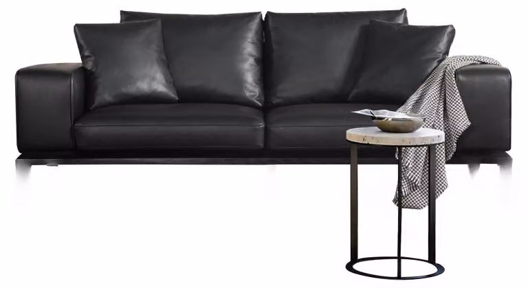 Zweisitzer Couch Polster Design Sofa 2er Sitz Zimmer Grau Moderne Couchen Sofas
