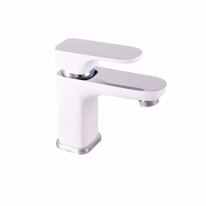 Miscelatore per lavabo YUKON WHITE/CHROME, Colore: cromo/bianco, Dimensione: 1/2'' (YU126.5CB)