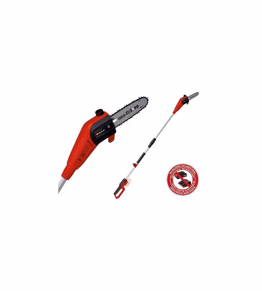Sega da potatura Einhell 18V Power X-Change rossa senza batteria