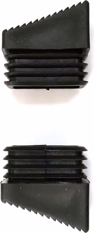 Confezione da 2 tappi terminali antiscivolo per scala-sgabello PE 50-20 EDM