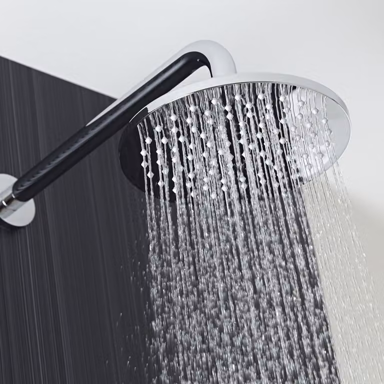 Soffione Doccia Rotondo Ultrapiatto da Parete Ø200mm - Mirage