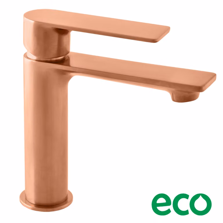 Slezák-RAV Miscelatore per lavabo NIL - rosa dorato - spazzolato, Colore: ROSA DORATO - spazzolato , Finitura superficiale: PVD, Dimensione: 3/8''