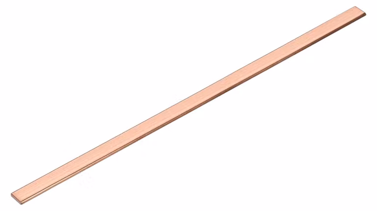Barra piatta in rame, 5x15x330 mm, C110, rame massiccio