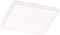 Plafoniera LED Moderna Trio Leuchten GD Trio Bianca, Dimmerabile, Quadrata, per Interno ed Esterno con Grado di Protezione IP44