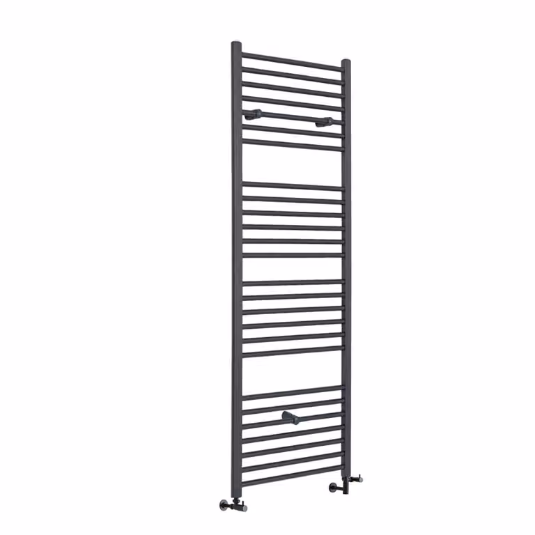 Scaldasalviette Misto Piatto - Termoarredo Bagno Antracite - 1800 x 400mm - 610W - Artle