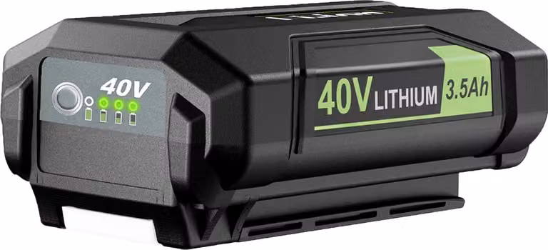 Batterie di ricambio per utensili elettrici Ryobi da 40V, 3500mAh, agli ioni di litio, lunga durata e ricaricabili, leggere, facili da installare, confezione da 1, capacità 3500mAh