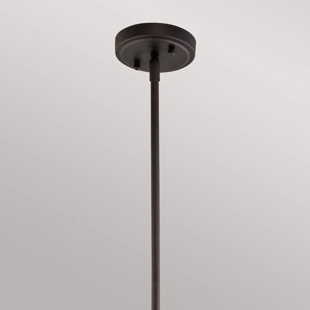 Lampada a sospensione moderna Everly KICHLER in metallo bronzo e vetro trasparente con attacco E27 – 2