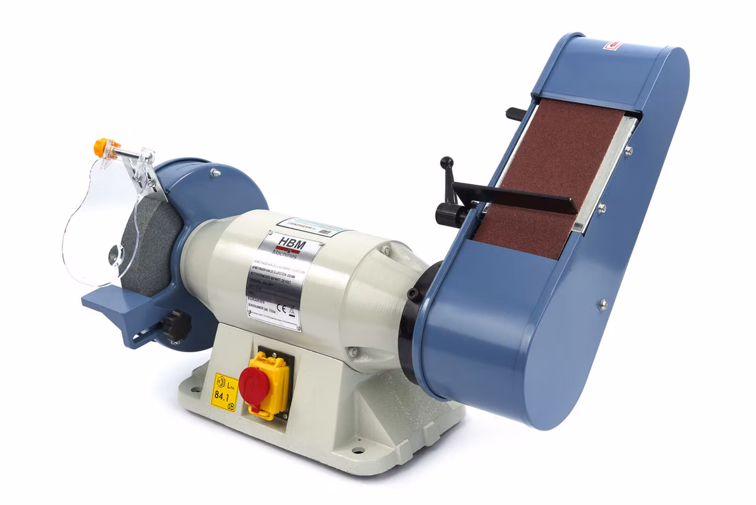 Smerigliatrice e levigatrice a nastro 200 mm 900W 2950 giri/min Smerigliatrice per levigare