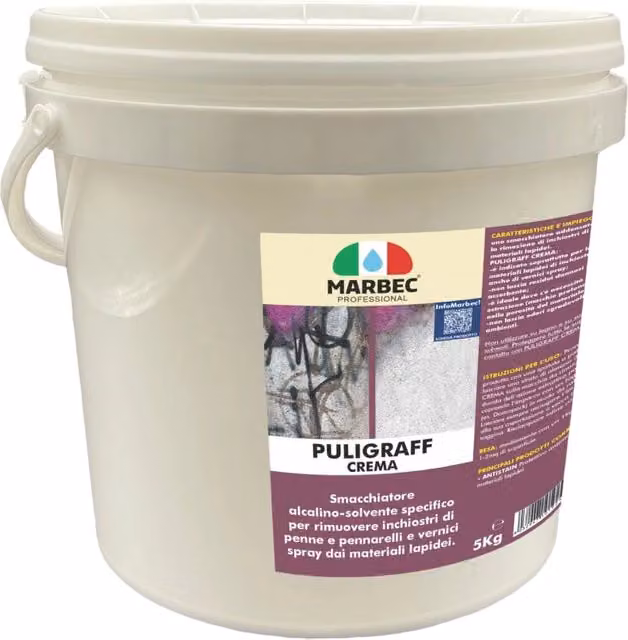 Smacchiatore Marbec PULIGRAFF per graffiti, inchiostri e pennarelli, 5 kg – 1