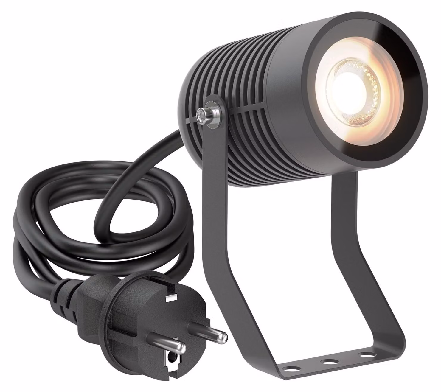 Faretto da giardino - Per esterni - IP65 - GU10 max 15 W - Antracite
