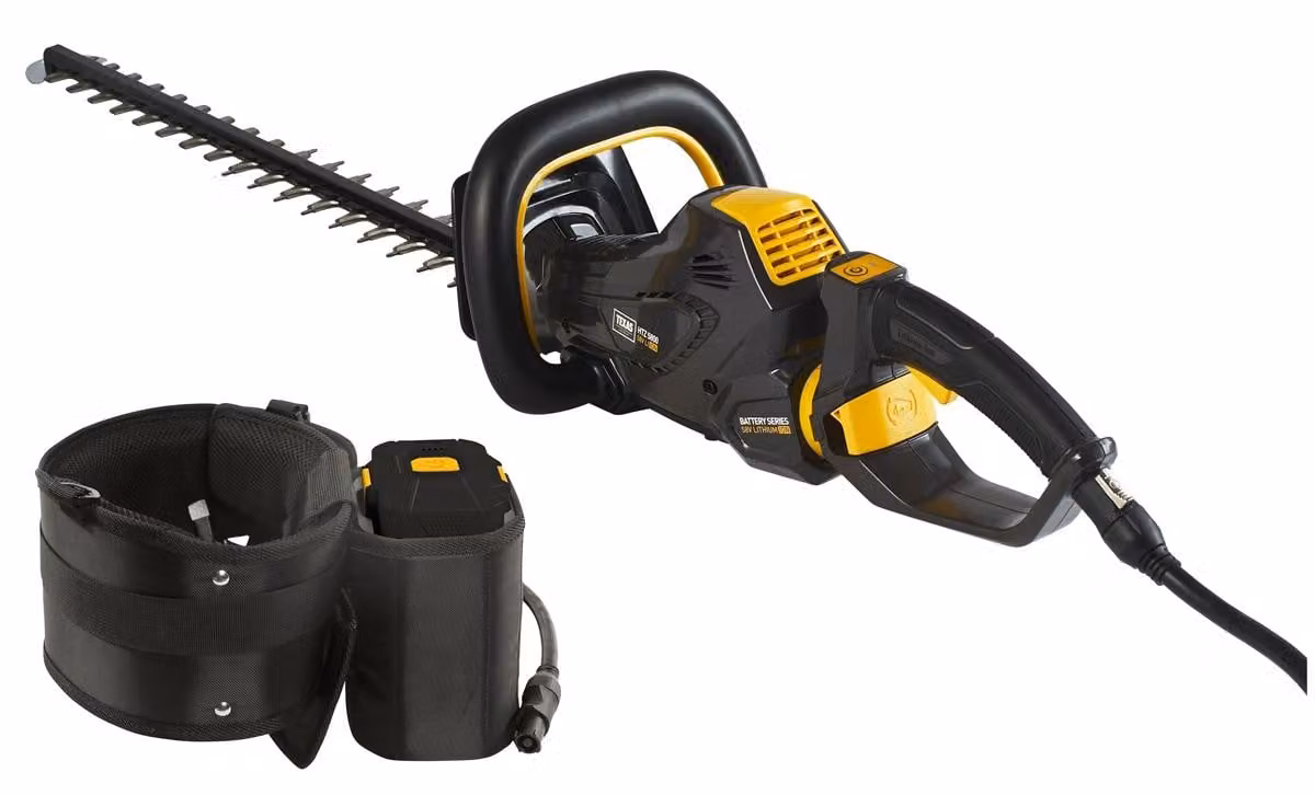 TEXAS HTZ5800, tagliasiepi professionale a batteria, 58V. Tagliasiepi senza batteria e caricabatterie