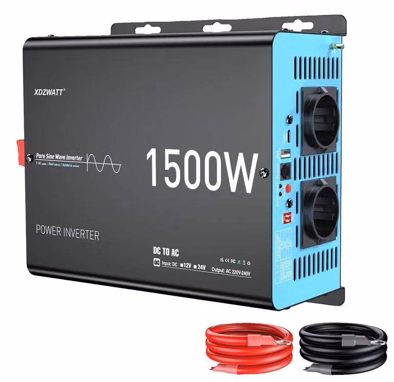 Inverter, conversione da corrente continua a corrente alternata, alta efficienza, 24V 1500W (3000W di picco)