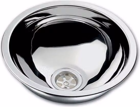 Lavello Hollex a vasca in acciaio inox Ø260 mm